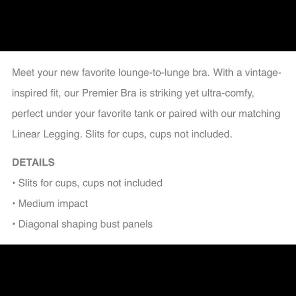 GLYDER NWOT PREMIER BLACK/ ADOBE ROSE STRIPE WORKOUT BRA AND LINEAR LEGGING SET - Picture 14 of 16